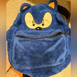 Sonic The Hedgehog Furry Reversible Backpack